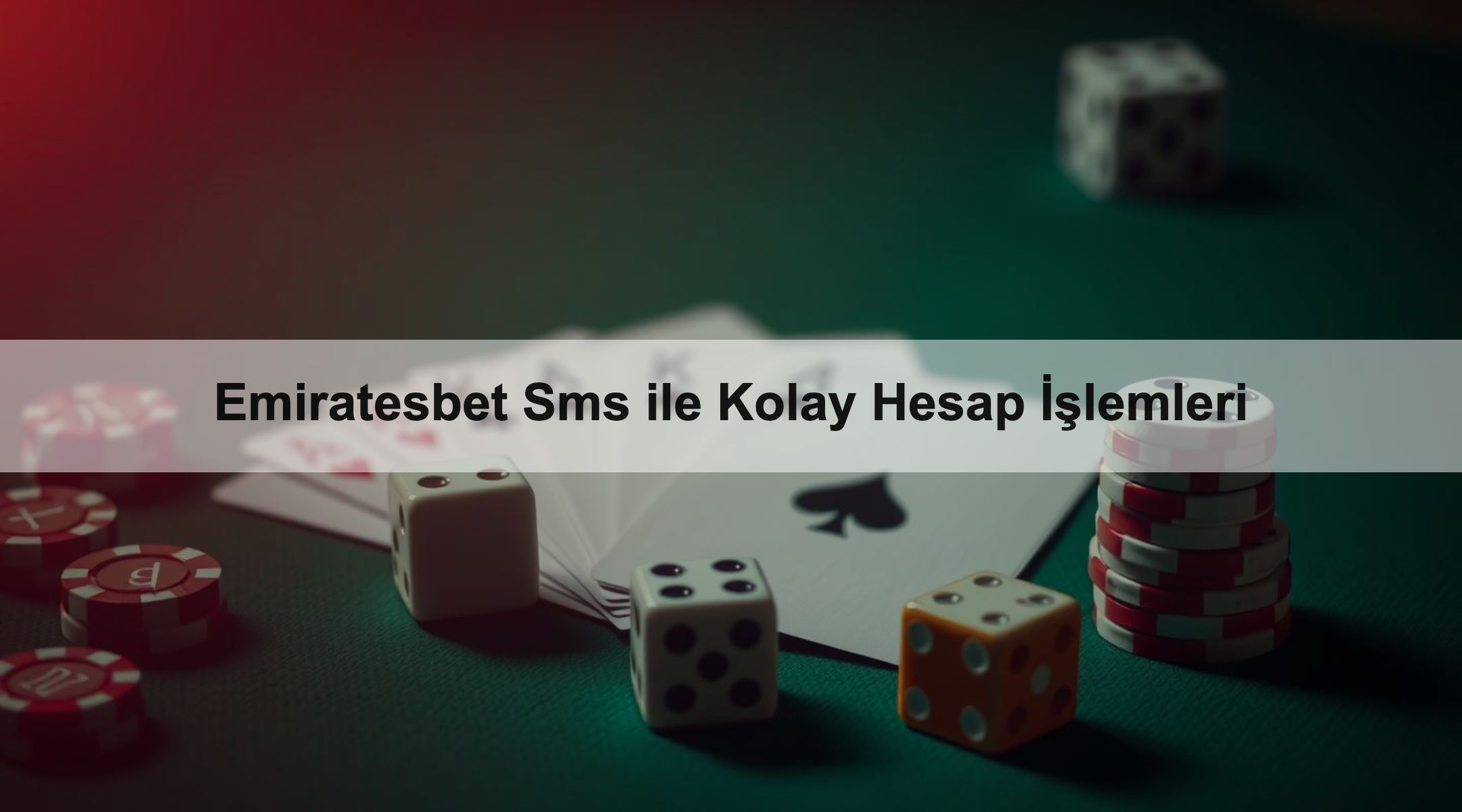 Emiratesbet Sms ile Kolay Hesap İşlemleri